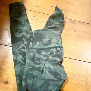 Lululemon Wunder Under Luxtreme Leggings - Green Camo